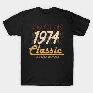 december 1974 birthday T-Shirt